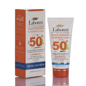 ضد آفتاب 6 کاره رنگی +SPF50 مناسب پوست خشک و نرمال رنگ لایت (روشن) لابورن